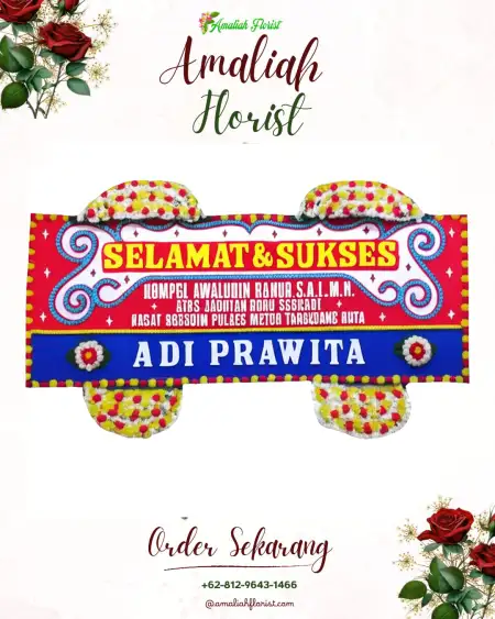 Papan Bunga Ucapan Selamat 35 Ilir