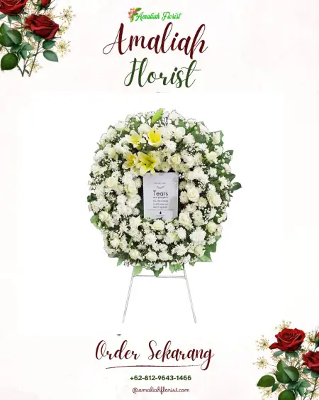 Krans Bunga Duka 35 Ilir